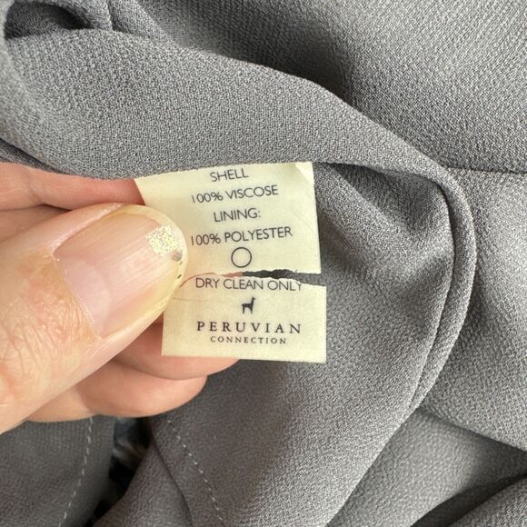 Peruvian Connection Tiered Maxi Skirt Women's 6 Brown Plumage Pockets (1069) - Picture 6 of 12